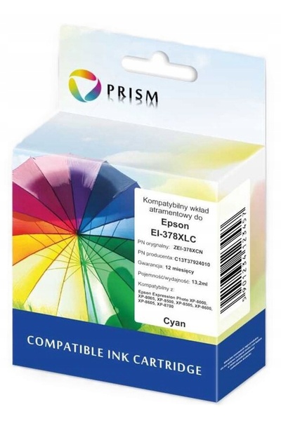 NO BRAND Cerneală PRISM pentru EPSON 378XL T3792 Albastru 13,2 ml ZEI-378XCN