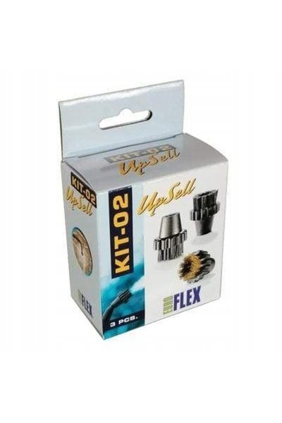 Euroflex Set de perii din nailon și alamă KIT-02 pentru mopul cu aburi Vapour