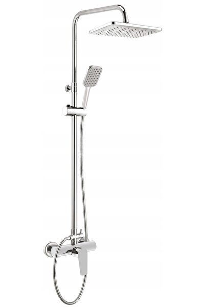 NO BRAND Set de duș suspendat DEANTE Tubo NUT 04XM cu pluviometru Chrome