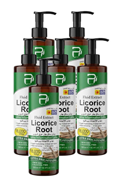PYRON 6 Pieces Licorice Root Lotion 500ML
