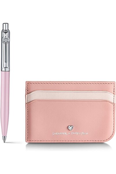 Sheaffer Sentinel Emily in Paris E321 Ballpoint Pen, Pink Matte Finish, Chrom...