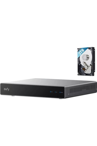 eufy Recorder video retea S4 8 canale 2 TB HDD AI compatibilitate PoE