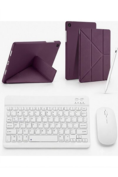 TUROTTO Galaxy Tab A9 Plus X210 / A11 Plus X230 İle Uyumlu Standlı Kılıf Doku...