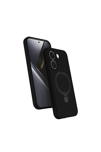 No7tech Xiaomi Poco X8 Pro Kılıf 360 Derece Döner Standlı MagSafe Kamera Lens...
