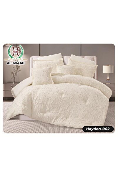 BIET ALMAFROSHAT 8-Piece Quilt Set with a Luxurious Duvet Cover