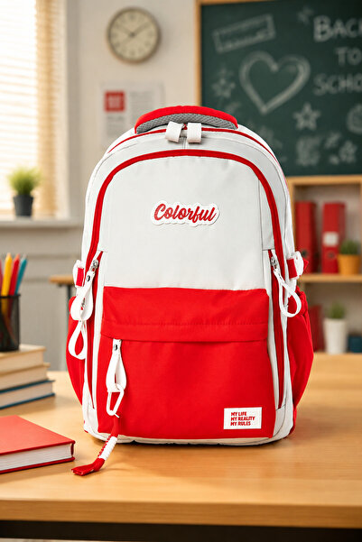 Catwins Unisex School Backpack with Laptop Compartment Middle School - High S...