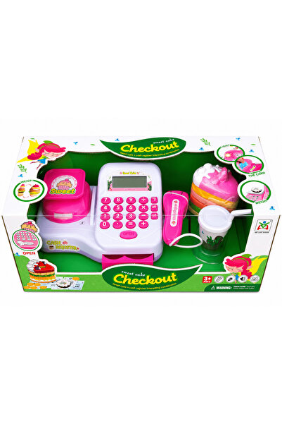 mei lian sheng Kids Electronic Cashier Toy Cake & Candy Store - Interactive C...