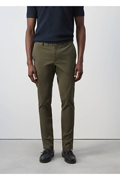 MANGO Man Barna slim fit chino twill pantolon