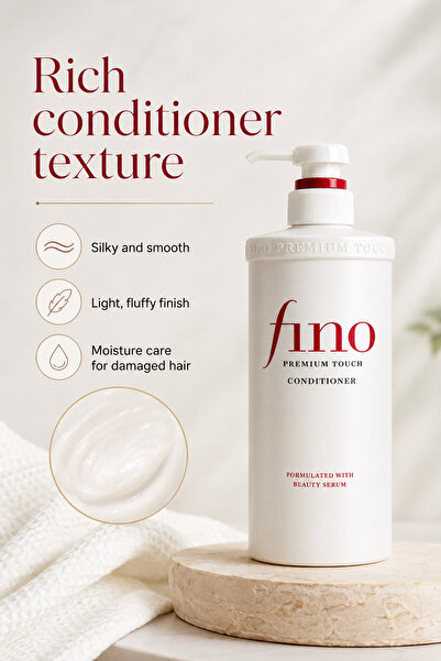 unbranded Fino Premium Touch Conditioner 550ml – Japanese Hair Conditioner wi...