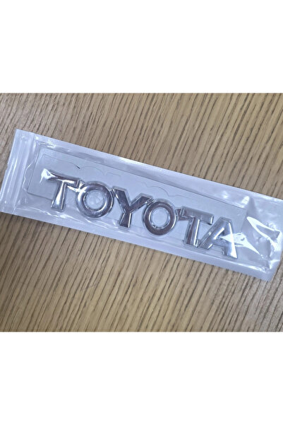 şimika tuning tuningmarketim Toyota Chrome Metal Trunk Emblem – Shiny 3D Logo