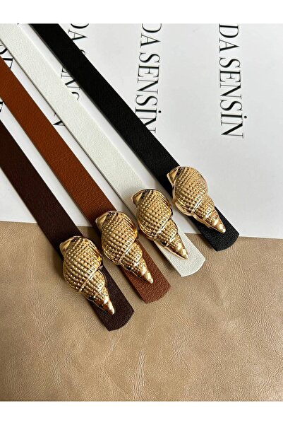 LİA KEMER Ζώνη μέσης Merit Sea Snail Buckle 4 τεμαχίων, Ζώνη για παλτό, Ζώνη ...