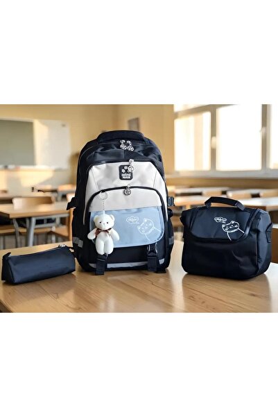 astral kids Astral Polo Club Focus Ortopedik İlkokul ve Ortaokul 3'lü Sırt Ça...