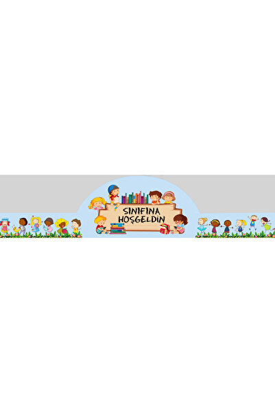 TELLGRAF Sınıfına Hoşgeldin Tacı (Şapkası) (15x44 cm 12 Ad)