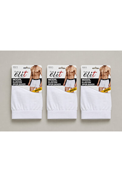 Tutku Elit Erkek Modal Elastan Boxer 3 lü Set