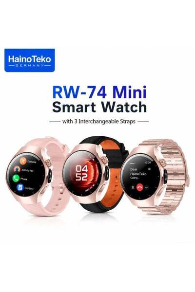 HAINOTEKO Haino Teko Germany RW-74 Mini Smart Watch - AMOLED Curved Glass Dis...