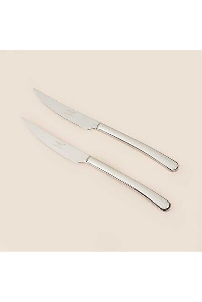 Arsel Siena 2-Piece Dessert Knife - Platinum