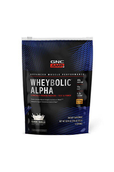 GNC Proteina din Zer cu Aroma de Vanilie Amp Wheybolic Alpha 537.3g