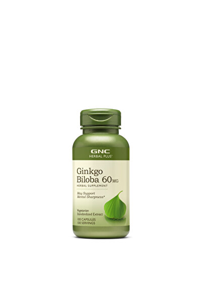 GNC Ginkgo Biloba 60mg Herbal Plus 100cps