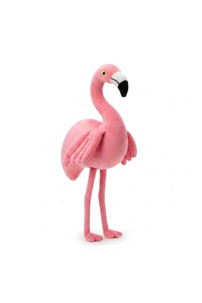 DrKala Jucărie de pluș Flamingo Roz 30 cm cu agățătoare, pluș moale, animal d...