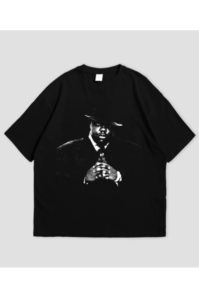 Grafftee Clothing Biggie Smalls Printed Unisex Oversize T-Shirt