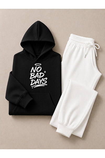 COMANCHERO Unisex No Bad Days Print Winter Top and Bottom Tracksuit Set