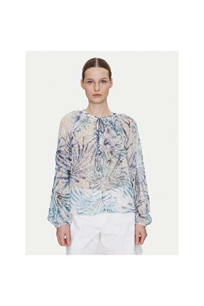 Guess Γυναικεία Μπλούζα W5GH60W0WA2 Μπλε