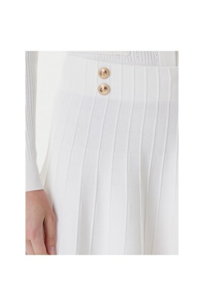 Guess Fustă mini de damă W5YD65Z0130 Albă