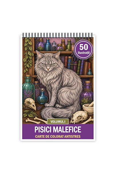 Legendary Gifts Carte de colorat, 40 de ilustrații Demonic Kitties - Volumul II