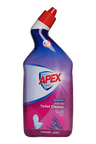 Apex Toilet Cleaner Lavender 750ml Disinfectant Deep Clean Toilet Bowl Cleane...