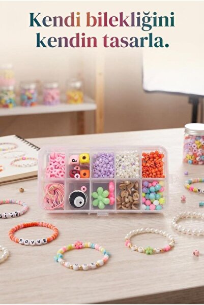 Tıfıl Toys مجموعة تصميم مجوهرات تتضمن خيوطًا وخرزًا، توفر تشكيلة لا حدود لها،...