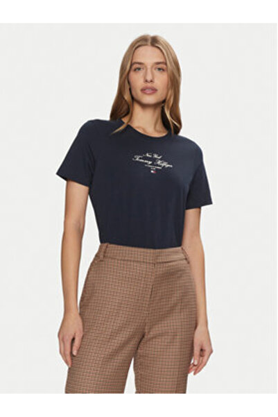 Tommy Hilfiger Tricou de damă WW0WW43895 Albastru