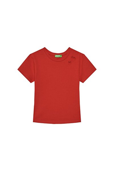 United Colors of Benetton Tricou de fată 3P4ZC10O0 Roșu