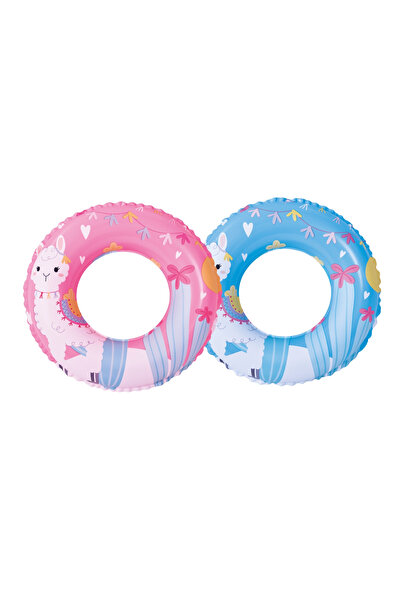 Jilong Alpaca Inflatable Pool & Beach Float Swim Ring, PVC, Adults &