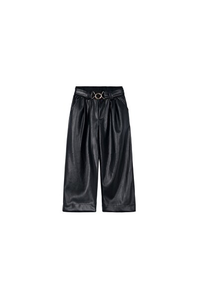 MAYORAL Pantaloni de fete din imitație de piele 4574 Negru