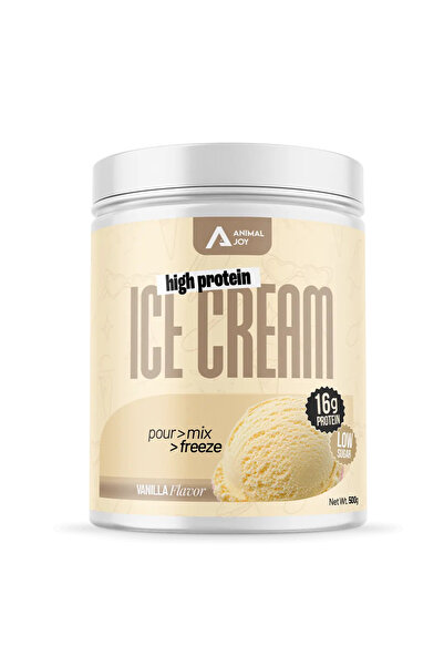 Animal Joy Protein Ice Cream - Vanilya - 500 gr - 10 Servis