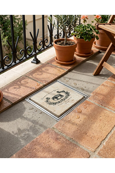 Creatick Design Decorative Natural Stone Bathroom Drain Cover Odor and Insect...