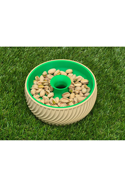 PAİPLAYSHOP Snack Bowl - Snack Bowl with Compartments for Peanuts and Peanut ...