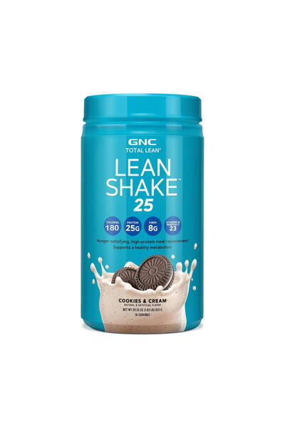 GNC Shake Proteic Total cu Aroma de Biscuiti si Frisca Lean 25 - 832g
