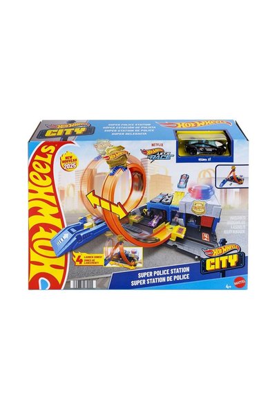HOT WHEELS MATTEL JBM71 HW POLİS İSTASYONU OYUN SETİ 2