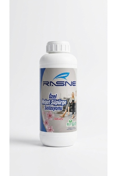 Rasne Sakura (Japon Kiraz Çiçeği) Kokulu 1 Litre Robot Süpürge Solüsyonu