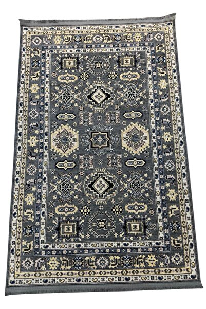 Tuğra Halı Kütahya Etnik Desenli Kaymaz Taban Premium Kalite Dokuma Kilim