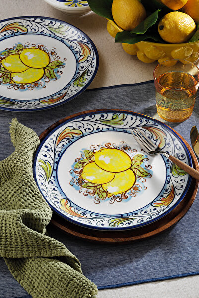 Kütahya Porselen Bone Strada 2 Piece 27 cm Serving Plate