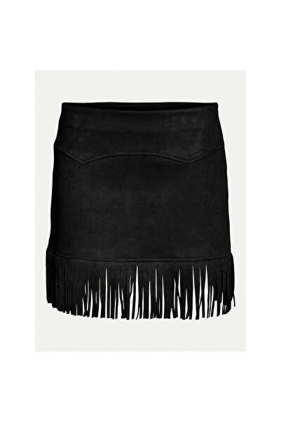 Noisy May Fustă de damă din imitație de piele 27033111 Negru