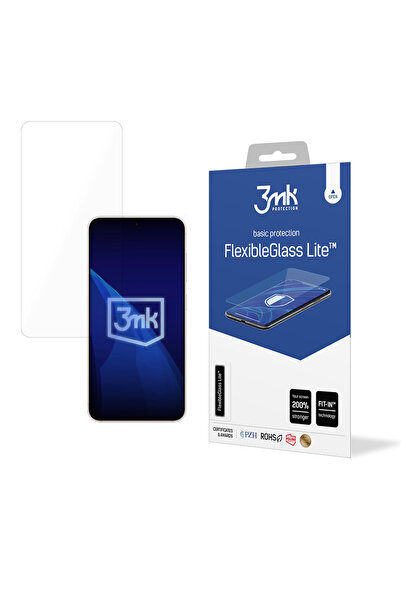 3MK Protector de ecran FlexibleGlass Lite pentru Samsung Galaxy S25 Edge, Tra...