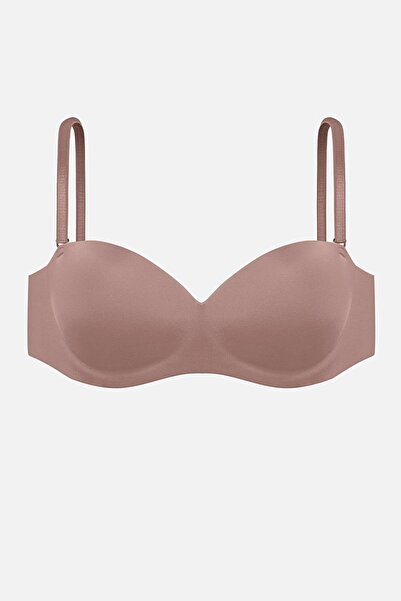 InStyle Lotus Laser Bešavni Grudnjak sa Žicama i Podstavom - Bronzno Smeđa - ...