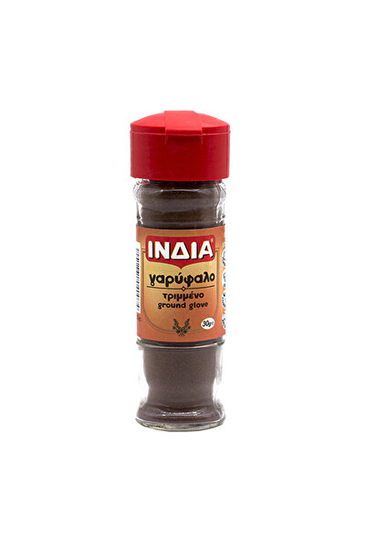 india ΙΝΔΙΑ ΓΑΡΥΦΑΛΛΟ ΤΡΙΜΜΕΝΟ 30gr. - (ΓΥΑΛΙΝΟ ΒΑΖΟ)