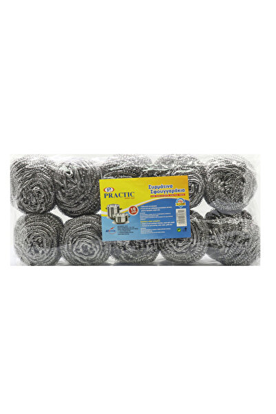 PRACTIC ΣΥΡΜΑΤΙΝΟ ΣΦΟΥΓΓΑΡΑΚΙ inox 40gr. - (10τεμ.)