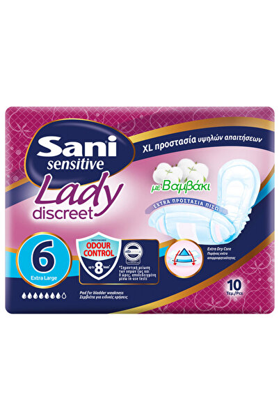 Sani LADY ΣΕΡΒΙΕΤΕΣ ΑΚΡΑΤΕΙΑΣ No6 (10τεμ.) - (EXTRA LARGE)