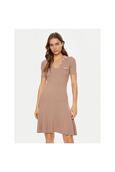 Guess Rochie tricotată de damă W5RK18Z2U00 Bej