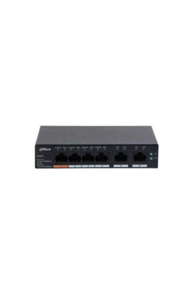DAHUA CS4006-4GT-60 6 PORT 10/100/1000 4xPoe +2 Uplink 60w Bulut Gigabit Yonetilebilir Switch